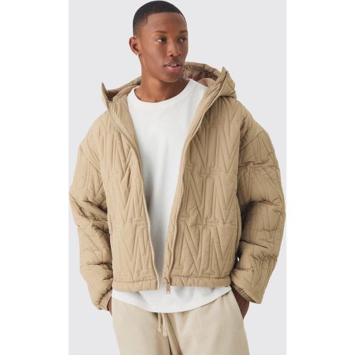 Doudoune matelassée en - S - Boohooman - Modalova