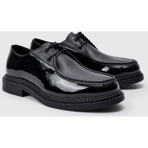 Chaussures habillées à lacets en tissu mélangé - 43 - Boohooman - Modalova