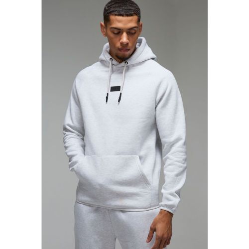 Sweat à capuche à écusson - MAN Active homme - S - Boohooman - Modalova