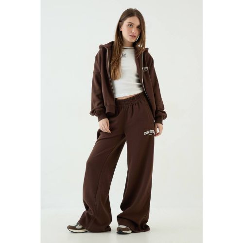 Jogger Droit Imprimé Collegiate | Taille 2XL - DSGN Studio - Modalova