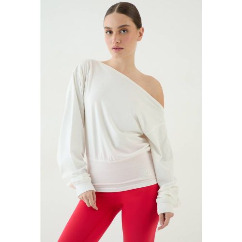 Haut À Manches Longues À Épaules Dénudées Avec Taille Cintrée | Taille Medium - DSGN Studio - Modalova