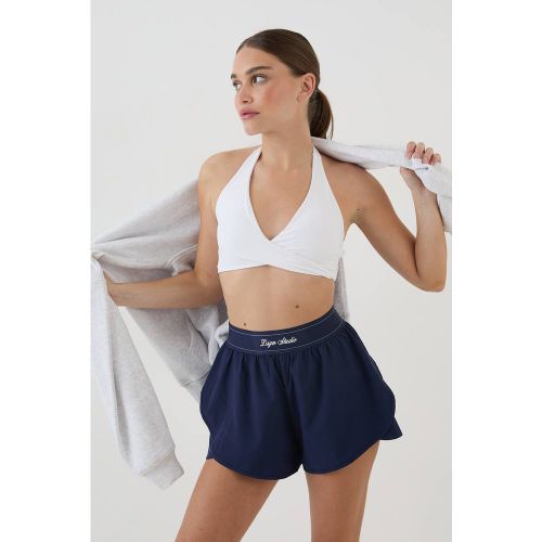Short Ample En Tissu Tissé Avec Taille Élastiquée | Taille 2XL - DSGN Studio - Modalova