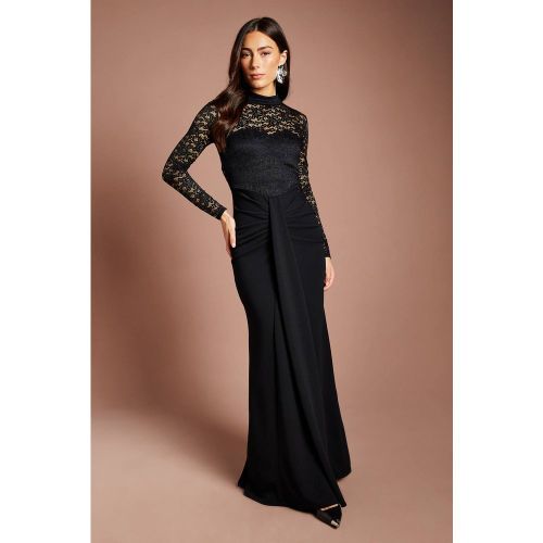 Robe Longue En Dentelle Avec Mélange De Dentelles | Taille 40 - Coast - Modalova