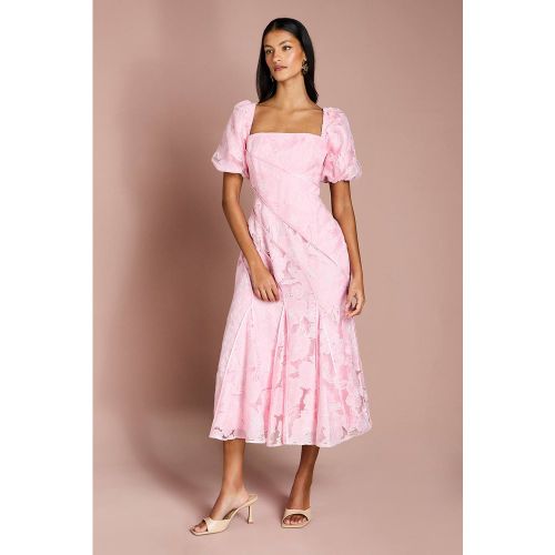 Robe Mi-Longue Jacquard à Panneaux Petite | Taille 40 - Coast - Modalova