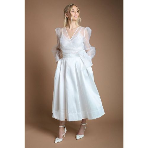 Jupe de Mariée Évasée en Sergé | Taille 42 - Coast - Modalova