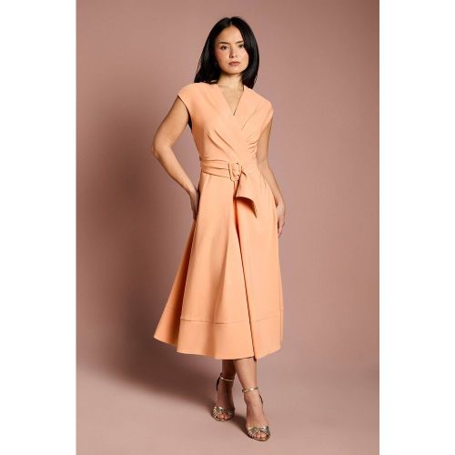 Petite Robe Crêpe Ceinturée | Taille 40 - Coast - Modalova