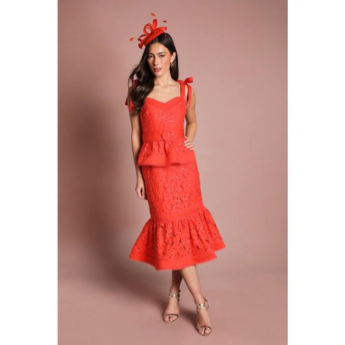 Robe Midi En Dentelle À Sequins | Taille 46 - Coast - Modalova