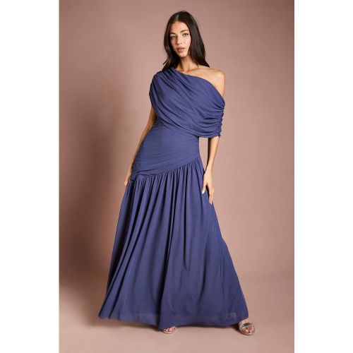 Robe Maxi Drapée Asymétrique Une Épaule Contour Collective | Taille 46 - Coast - Modalova