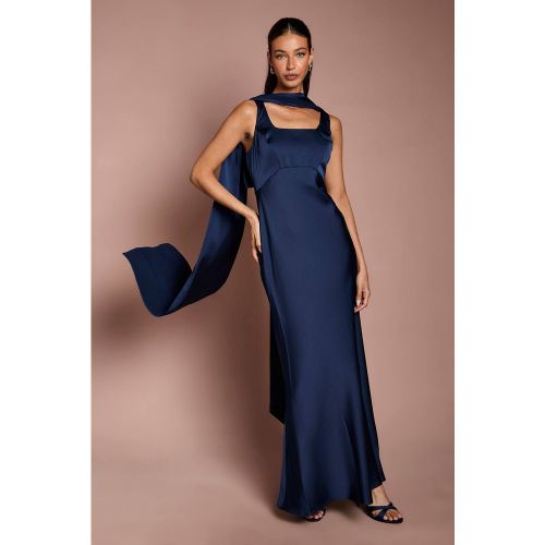 Écharpe En Satin Bleu Marine - Coast - Modalova