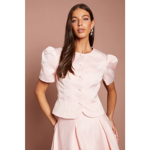 Veste Cintrée À Manches Courtes Boutonnée Sur Le Devant | Taille 46 - Coast - Modalova