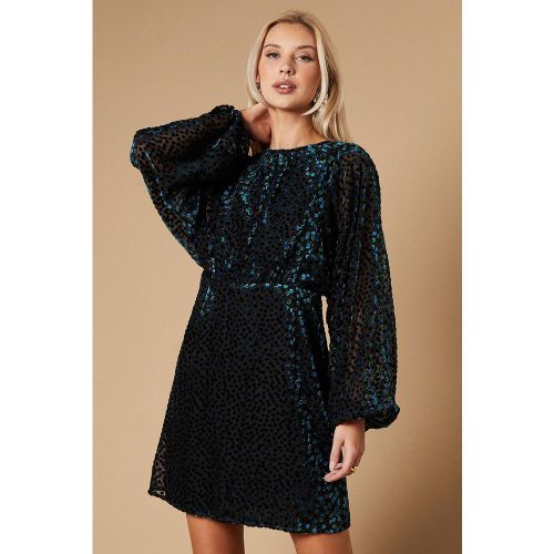Robe Mini en Velours à Manches Longues | Taille 40 - Oasis - Modalova