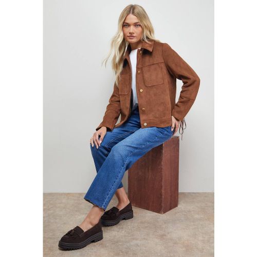 Mocassins Chunky à Pompons en Daim Brooker | Taille 8 - Oasis - Modalova