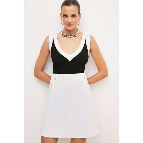 Jupe Tissée Essential Techno | Taille 18 - KarenMillen - Modalova
