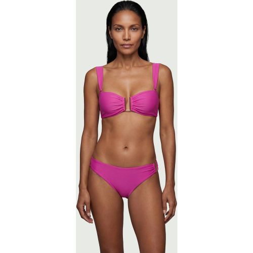 Haut de bikini à bretelles détachables avec bordure dorée | Taille XS - KarenMillen - Modalova