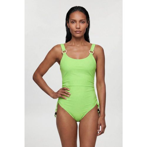 Maillot de Bain à Dos Échancré avec Détails Perlés | Taille Medium - KarenMillen - Modalova