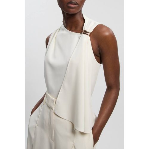 Haut Drapé À Détails De Finition Tailleur Poli | Taille 16 - KarenMillen - Modalova