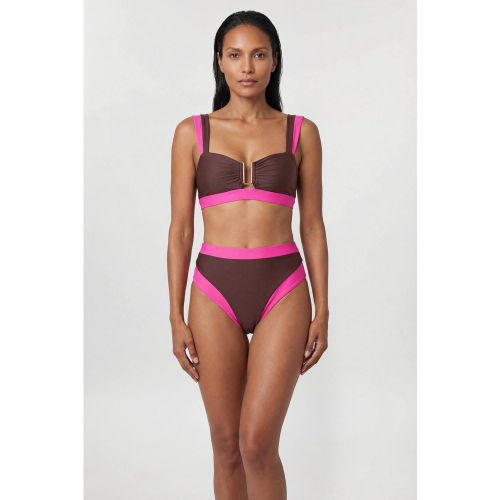 Haut De Bikini À Bordure Contrastante | Taille Medium - KarenMillen - Modalova