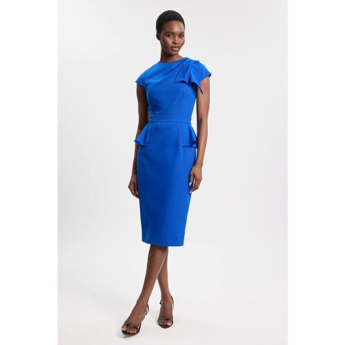 Robe Midi Structurée À Détail Froncé | Taille 16 - KarenMillen - Modalova