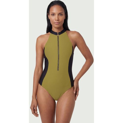 Maillot De Bain Dos Nageur Avec Fermeture Éclair Dorée | Taille XS - KarenMillen - Modalova