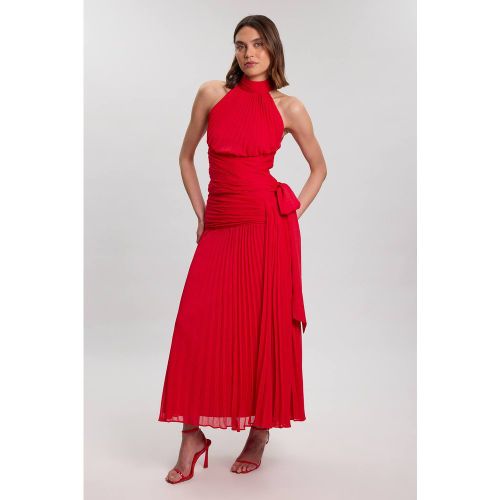 Jupe Longue Plissée En Mousseline Crêpée | Taille 16 - KarenMillen - Modalova