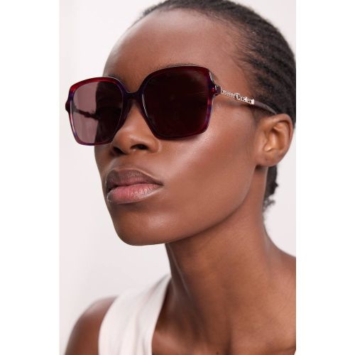 Lunettes De Soleil Arrondies Écaille De Tortue - KarenMillen - Modalova