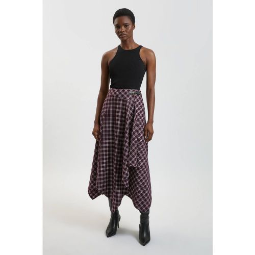 Jupe Ajustée À Carreaux | Taille 18 - KarenMillen - Modalova
