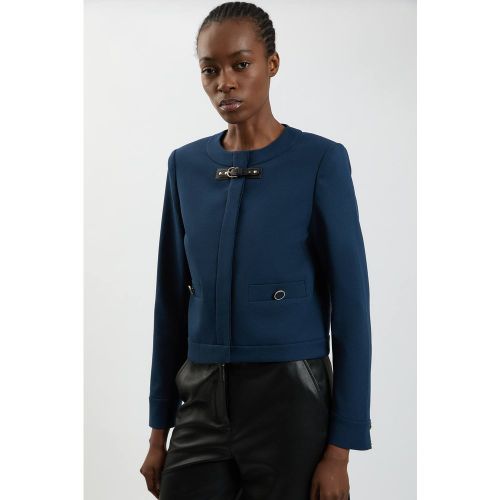 Veste Cintrée À Détail Contrasté | Taille 18 - KarenMillen - Modalova
