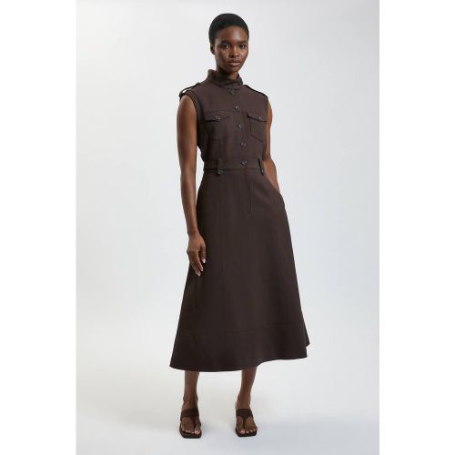 Robe Utilitaire Texturée Chevrons Petite | Taille 16 - KarenMillen - Modalova