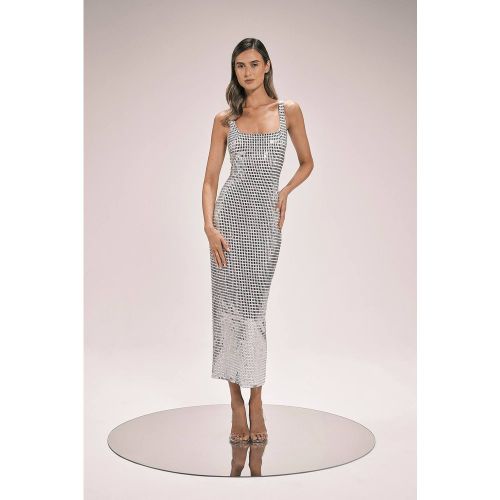 Robe Midi Premium Ornée De Cristaux | Taille Medium - KarenMillen - Modalova