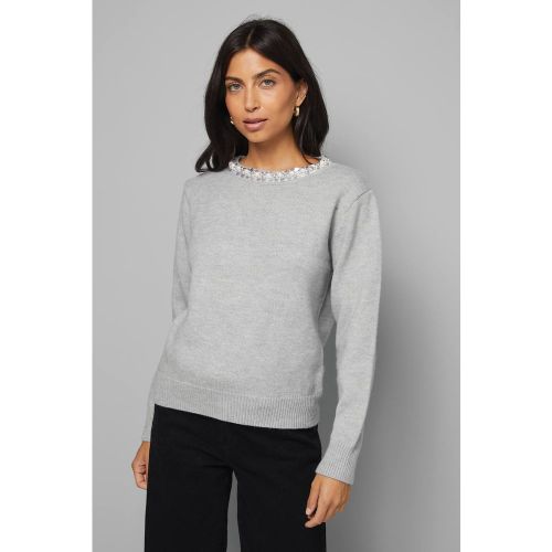 Synthétiquell à Col Orné d'Embellissements | Taille 46 - Wallis - Modalova