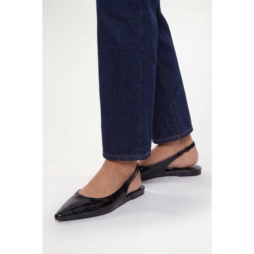 Ballerines À Bride Arrière Pointues En Synthétiquecuir Effet Croco Mabel | Taille 41 - Wallis - Modalova