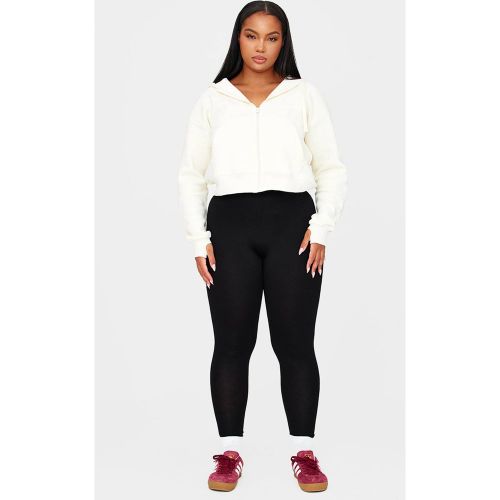 Black Legging Taille Haute En Jersey Basic Plus | Taille 46 - PrettyLittleThing - Modalova