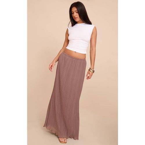 Jupe Longue Plissée Transparente À Ourlet Festonné | Taille 42 - PrettyLittleThing - Modalova