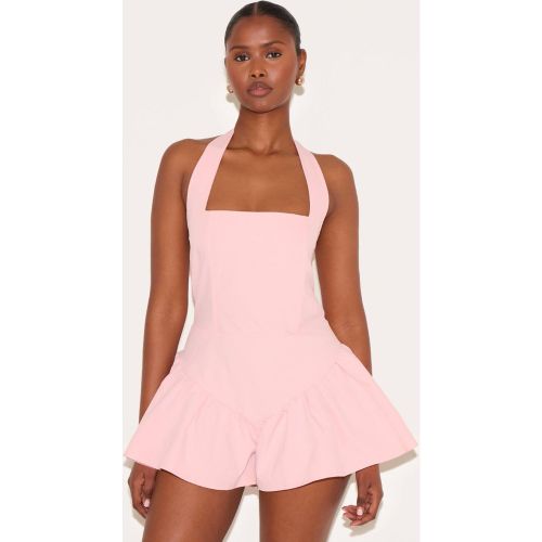 Blush Rose Combi-short Fluide Rose Pâle À Encolure Carrée Et Taille Basse | Taille 42 - PrettyLittleThing - Modalova
