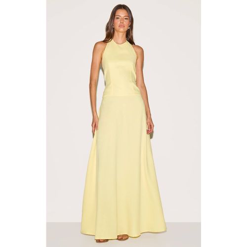 Lemon Robe Maxi Ajustée À Encolure Américaine | Taille 36 - PrettyLittleThing - Modalova