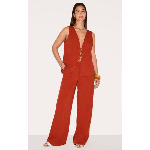 Rust Pantalon Droit | Taille 32 - PrettyLittleThing - Modalova
