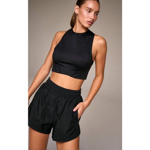 Black Débardeur Ultimate À Détails De Coutures Racer | Taille XS - PrettyLittleThing - Modalova