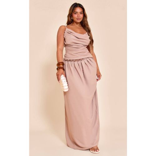 Mocha Jupe Longue Plissée Shape | Taille 36 - PrettyLittleThing - Modalova