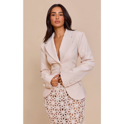 Blazer Ajusté Structuré Petite | Taille 42 - PrettyLittleThing - Modalova