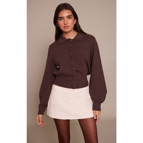 Cream Jupe-short Tissée | Taille 42 - PrettyLittleThing - Modalova
