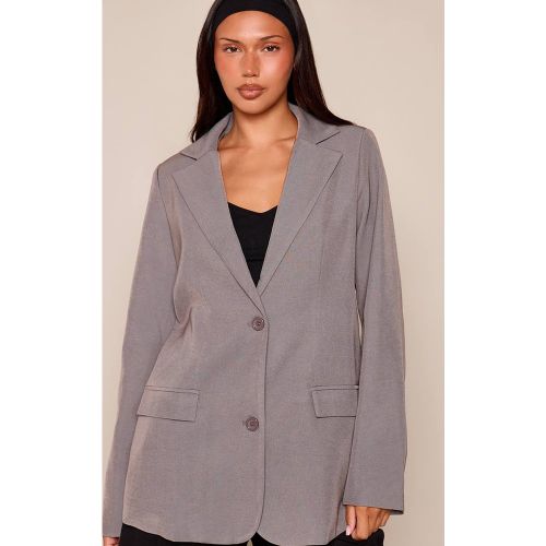 Grey Blazer Long Oversize | Taille 42 - PrettyLittleThing - Modalova