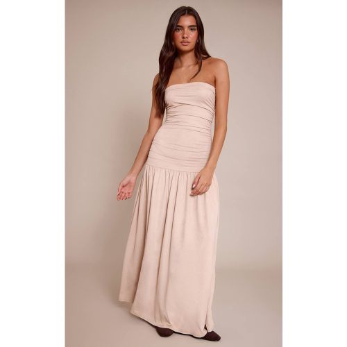 Robe Maxi Taille Basse Bandeau En Synthétique | Taille 42 - PrettyLittleThing - Modalova