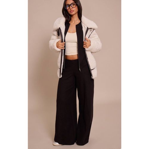 Black Jogging Large À Pinces Toucher Doux Petite | Taille Large - PrettyLittleThing - Modalova