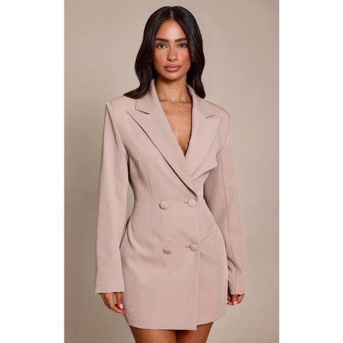 Robe Blazer Drapée Dos Ouvert Petite Taille | Taille 30 - PrettyLittleThing - Modalova