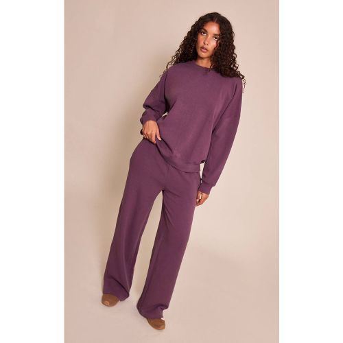 Plum Pantalon De Jogging Large En Interlock 350 G/m² | Taille XS - PrettyLittleThing - Modalova