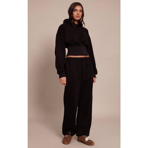 Black Joggers PLT À Cordon Avec Poignets À Patte | Taille XS - PrettyLittleThing - Modalova