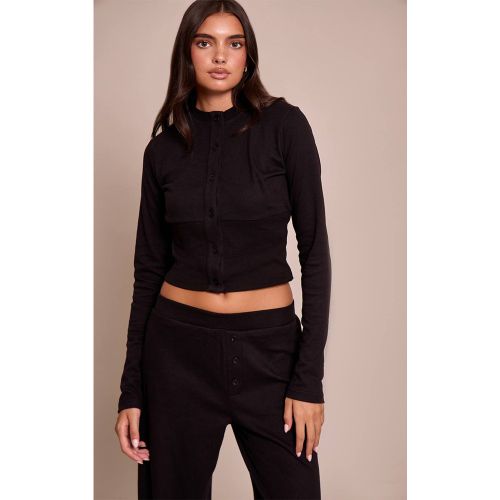Black Ensemble Coordonné Haut Ultra Doux | Taille 32 - PrettyLittleThing - Modalova