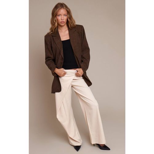 Stone Pantalon Tissé À Nouer Sur Le Devant | Taille 32 - PrettyLittleThing - Modalova