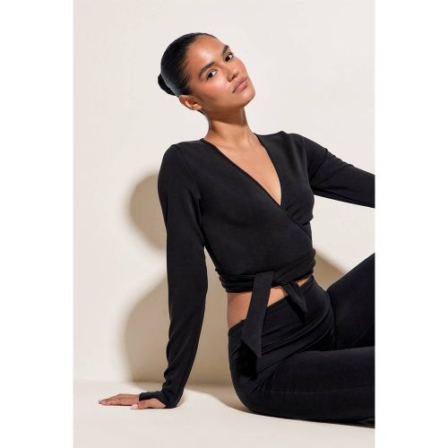 Black Haut Cache-cœur Ultra-doux | Taille XL - PrettyLittleThing - Modalova