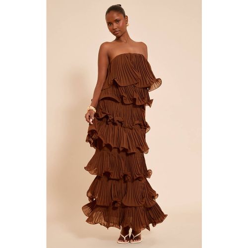 Robe Maxi À Volants Extrêmes Étagés | Taille 36 - PrettyLittleThing - Modalova